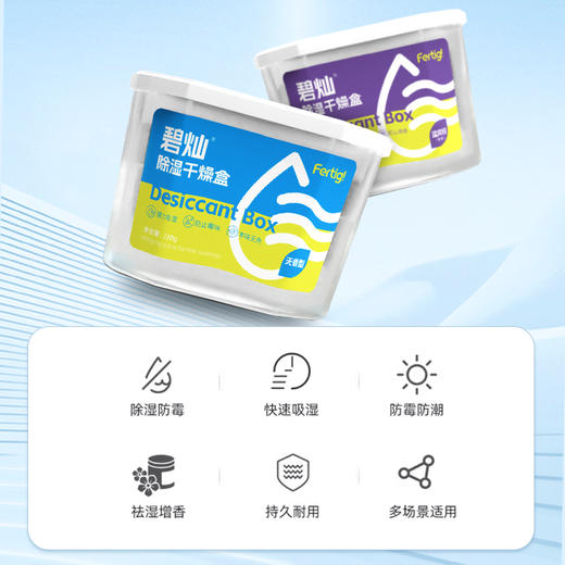 Fertig碧灿除湿干燥盒➕1元换购碧灿除湿干燥盒1盒（无香/蓝风铃香随机发货不可指定） 商品图1