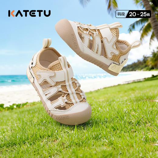 卡特兔学步鞋女宝宝2026年夏季新品防滑耐磨透气儿童包头凉鞋女孩 商品图0