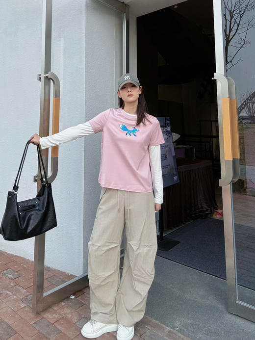 【防晒凉感】噢蜜ooomeooo狐狸🦊刺绣t 商品图3