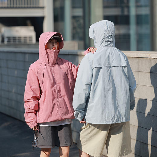 【猫人同厂】山系梭织防晒衣 UPF50+认证防晒 凉感黑科技 男女同款oversize版型 MR-YF2502 商品图7