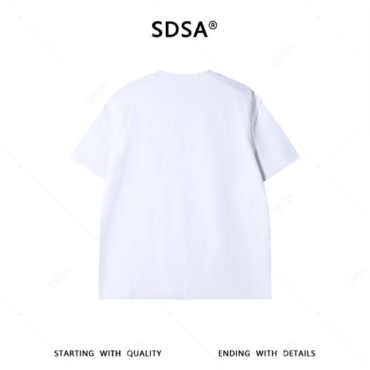 9251SDSA男装2026新款高贵轻奢韩系撞色爱心刺绣圆领短袖T恤百搭时尚 商品图4