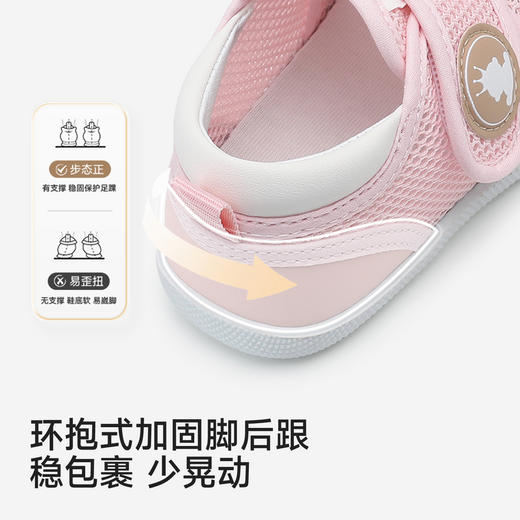 英氏儿童鞋宝宝步前鞋春夏新款婴幼儿园秋季男童女童学步软底鞋子 商品图4