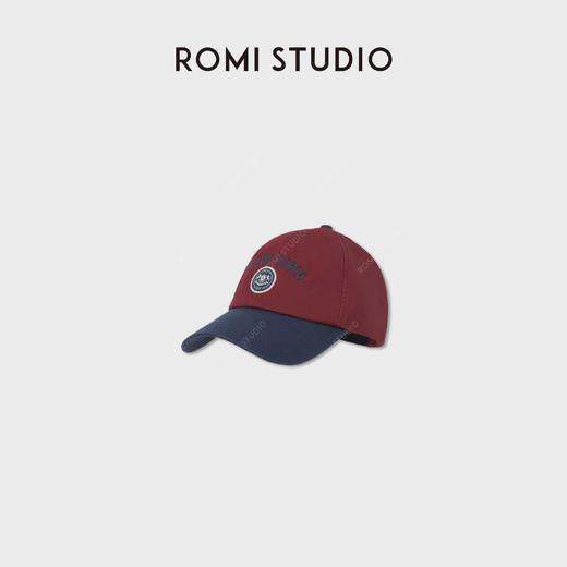 ROMI STUDIO“美式复古”全棉撞色立体刺绣宽檐棒球帽 RWDLP32117 商品图1