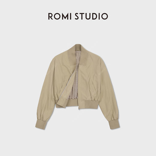 ROMI STUDIO"美式复古"UA50防晒短款棒球服夹克外套 RWDSW62582 商品图0