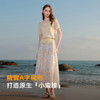 【100棉】三彩2026夏季新款印花半身裙松紧高腰A字裙长裙大摆M 商品缩略图2