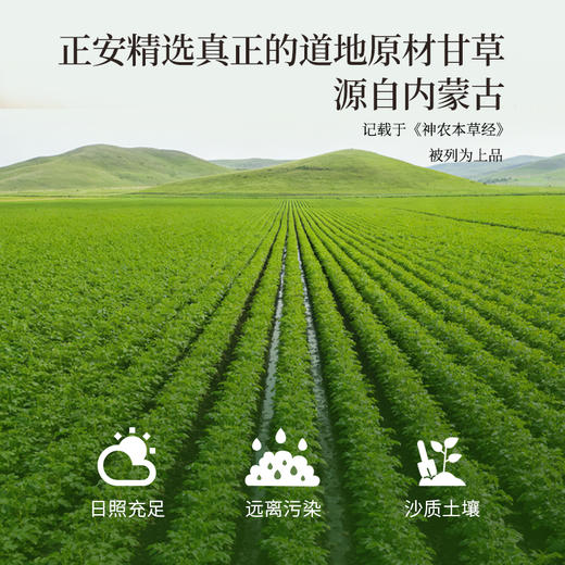 正安 内蒙红皮甘草 足三年种植精选中心片 远离干燥感 甘甜滋润清雅耐泡 220g/罐 商品图4