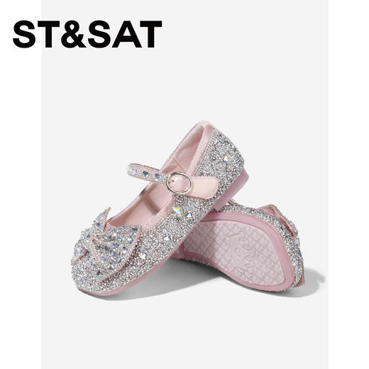 【童鞋】星期六蝴蝶结水晶女童公主鞋SSE1191L25 商品图5