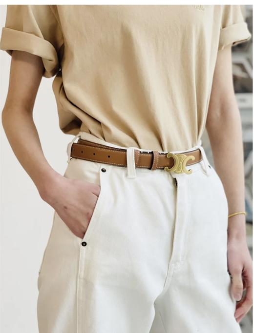 一店k （头层牛皮！双面款！）再也不用极限二选一纠结颜色了！CE 新款双面腰带简直拯救所有穿搭！花一条皮带的钱得两条！超多明星同款~经典凯旋门皮带 商品图7