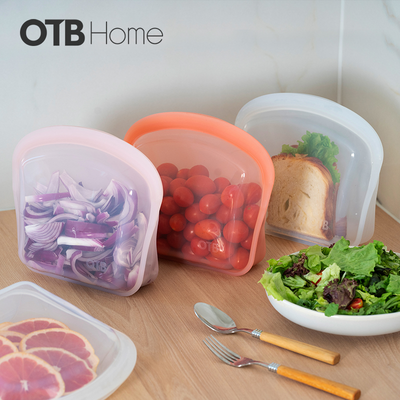 OTB 欧标铂金硅胶立式密封保鲜袋