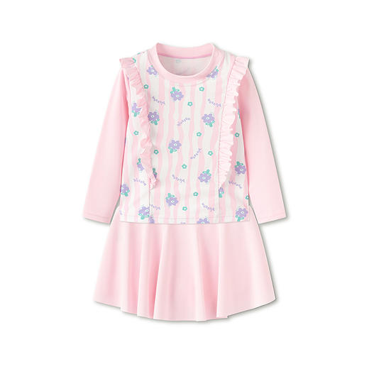 巴拉巴拉儿童泳衣女童宝宝2026年新款分体泳装户外防晒耐氯泳衣裙 商品图4