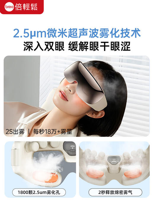 【肉姐专属】倍轻松See7R 眼部按摩仪器 润眼仪按摩器热敷按摩眼罩护眼仪 商品图5
