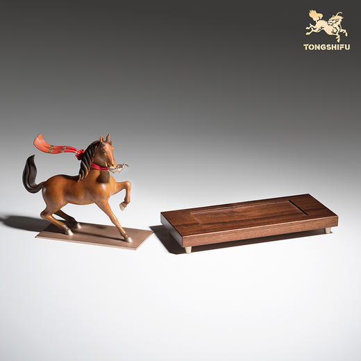 铜师傅 陕西历史博物馆系列《盛世华章 · 舞马献瑞铜摆件》摆件 商品图3