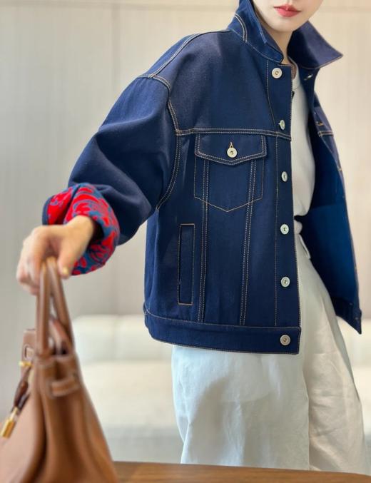 【高品质私服】【BBY牛仔夹克】色泽自然复古，久穿也不易变形褪色N0988-CC【无标出货 介意慎拍】 商品图6