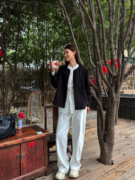 【中式之美】噢蜜ooomeooo葫芦刺绣棉麻外套 商品图6