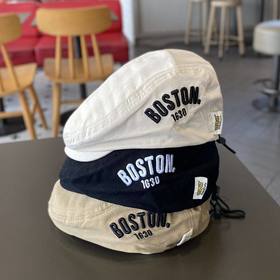 儿童反戴蓓蕾帽子春秋韩国洋气字母刺绣前进帽男童女童贝雷宝宝春