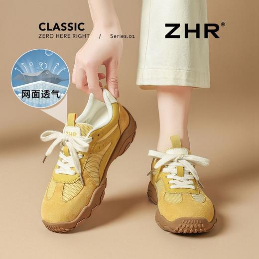 ZHR则则透气网面德训鞋女夏季软底阿甘鞋女百搭超软运动休闲鞋女 商品图7
