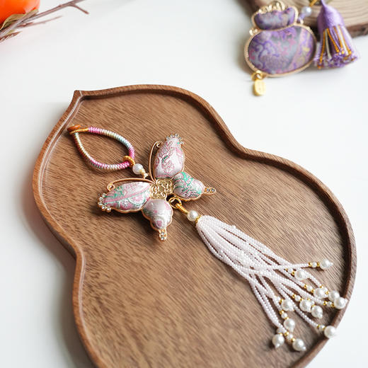 两件送帆布袋 武当直发【起福礼 非遗宋锦包挂/钥匙扣】多种款式 开年必备 商品图0