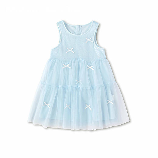 巴拉巴拉女童裙子儿童连衣裙2026新款夏装无袖背心裙公主网纱甜美 商品图4