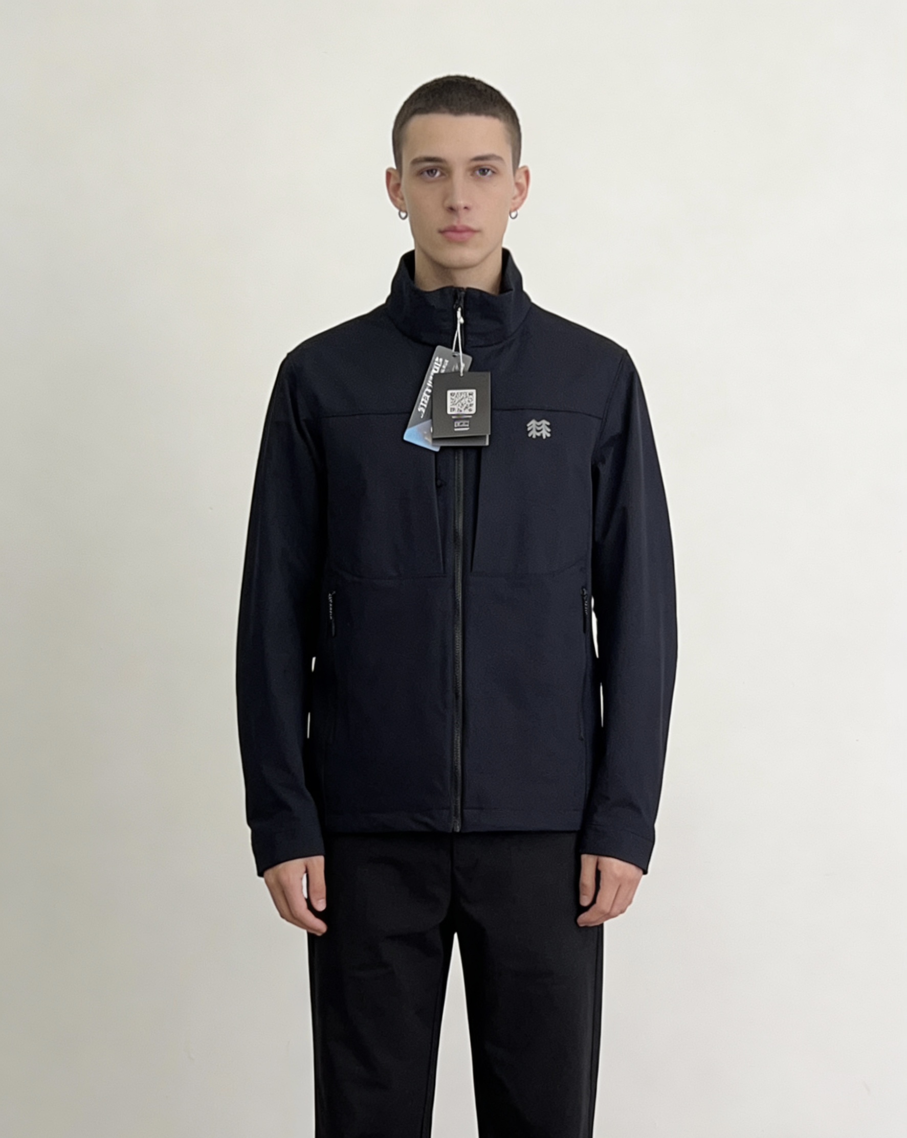 点此购买 可隆春秋季男士立领软壳夹克 yw 342418