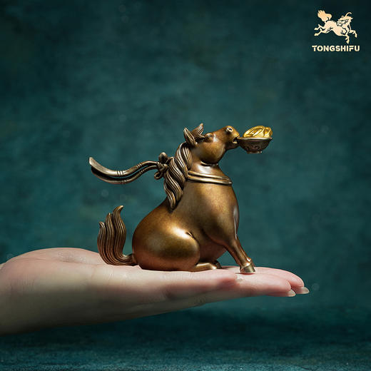 铜师傅《立马发财铜摆件》《马上有钱铜摆件》陕西历史博物馆系列 商品图6
