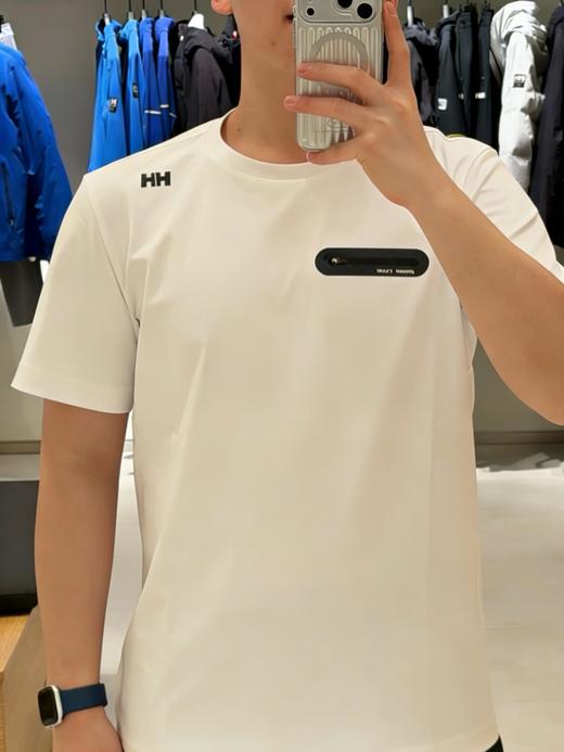 点此购买 海丽汉森夏季男士修身圆领短袖T恤 yw 342424 商品图1