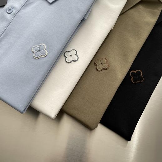 马户牌四叶草刺绣设计POLO衫 商品图1