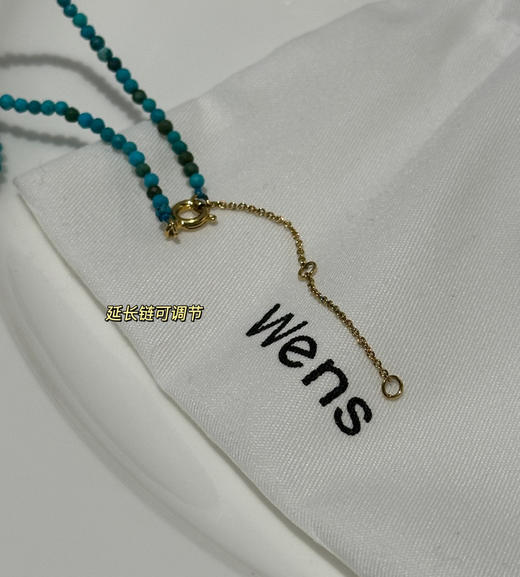 原单Wens设计师款恶魔之眼天然绿松石项链 商品图10