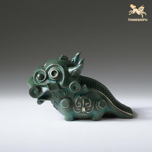 铜师傅 陕西历史博物馆系列《青铜龙铜摆件》青铜摆件 商品图1