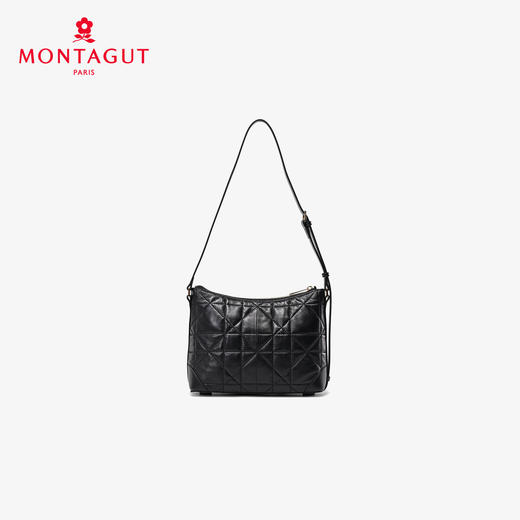 梦特娇女士时尚休闲菱格包可爱风单肩包真皮斜挎包矜贵羊皮旅行包 商品图3