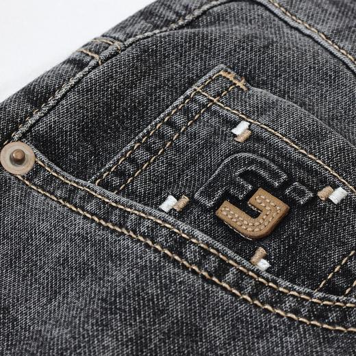 半身缘男裤 春季透气经典舒适柔软合体版牛仔裤261201U10130260 商品图4