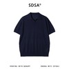SDSA男装2026新款高贵轻奢简约纯色肌理海鸥领短袖T恤百搭休闲 商品缩略图0
