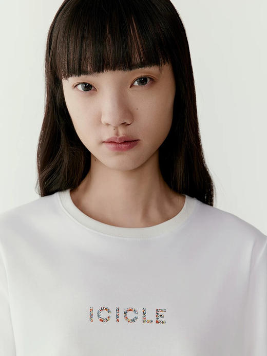 【秒杀价已调 直接拍】之禾  26早春新款 环保种植棉 双面针织女圆领短袖T恤 商品图0