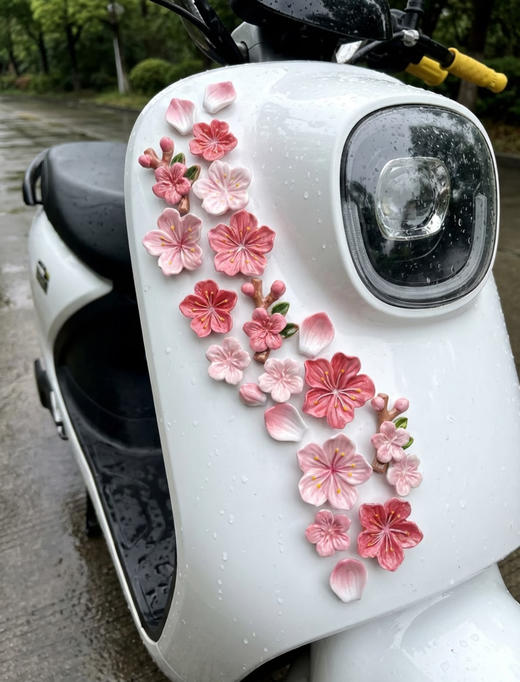 桃花3D立体车贴16件套 商品图3