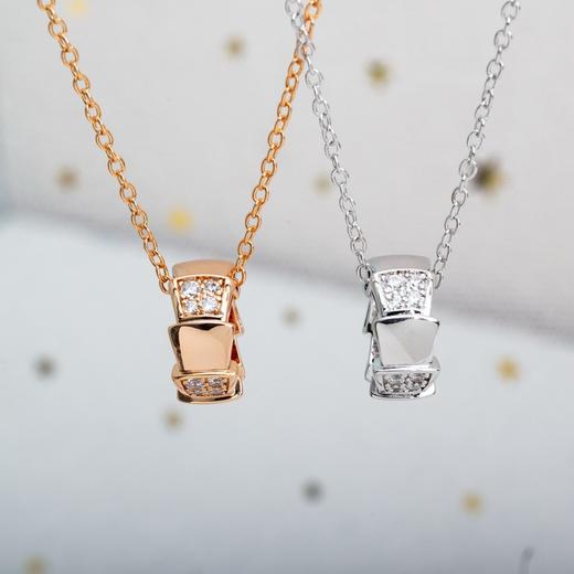 宝格丽 BV镶钻蛇骨项链（XTY） 商品图6