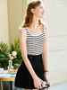 【百图lulu定制】【宠粉福利69元】【黑白条纹背心】法式搭配神器 黑白条纹 U 领 冰丝 背心 商品缩略图2