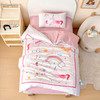 小象咘叮 A类60支全棉纯棉数码印花幼儿园套件 6色可选 宝宝入园午睡被儿童三件套 商品缩略图1