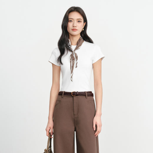 【ZJ】朱珠代言伊芙丽皮条编织百搭精致腰带女2026年新款1H39BY0171 商品图3