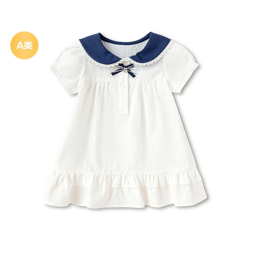 【balaOne】巴拉巴拉宝宝裙子婴儿连衣裙2026新款甜美文艺学院风 商品图4