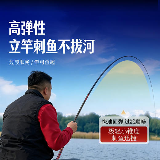 伽玛精工拿铁战二代极轻小综合鱼竿手竿超轻超硬钓鱼竿 商品图2
