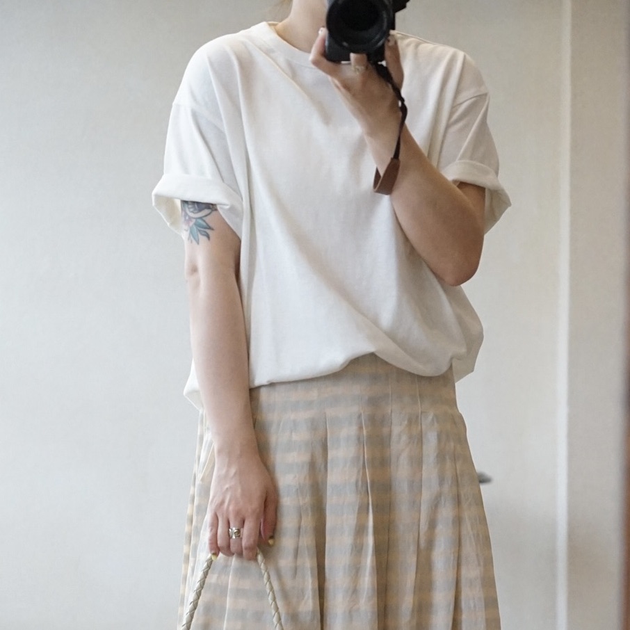 Ordinary fits2色圆领T恤