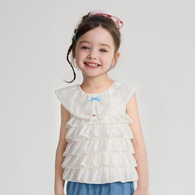 笛莎Deesha 2026年夏季新款小童女童套头衬衫