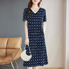 直筒短袖连衣裙女夏季2026新款上衣大码女装宽松纯棉t恤女士裙子 商品缩略图2