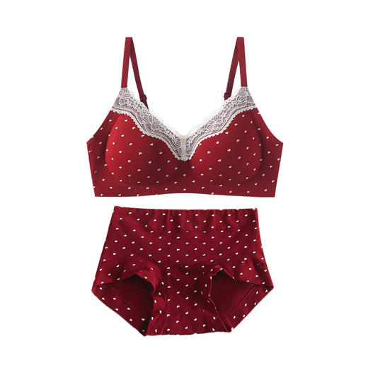 【MUBENMI少女内衣❤三阶田园碎花系列#6355（内衣+内裤套装）】塑型期，适合15-18岁，高中生专属Bra，全天自在穿😌拒绝闷汗、跑杯、勒痕，把云朵触感穿在身上，做自在少女 商品图7