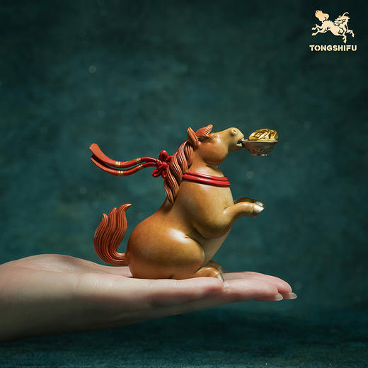 铜师傅《立马发财铜摆件》《马上有钱铜摆件》陕西历史博物馆系列 商品图3