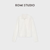 ROMI STUDIO“简约老钱”强捻长绒棉纱挺括翻领开襟上衣RWCSSG7535 商品缩略图0