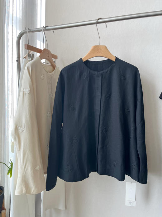 【中式之美】噢蜜ooomeooo葫芦刺绣棉麻外套 商品图13