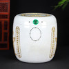 天然玉石白玉骨灰坛阿弥陀佛万字骨灰桶骨灰坛22.5*23cm 商品缩略图0