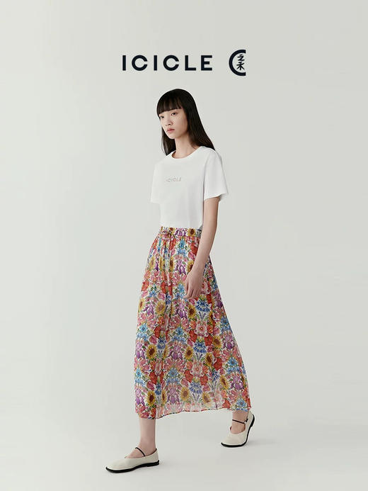 【秒杀价已调 直接拍】之禾  26早春新款 环保种植棉 双面针织女圆领短袖T恤 商品图9