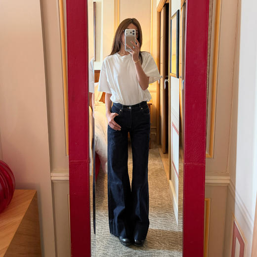 ROMI STUDIO”极简主义“舒适柔和磨毛棉感宽松打底短袖 RWCSSG7270 商品图0