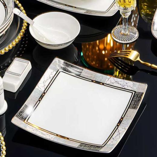 骨质瓷迪奥气质灰家用餐具 商品图3